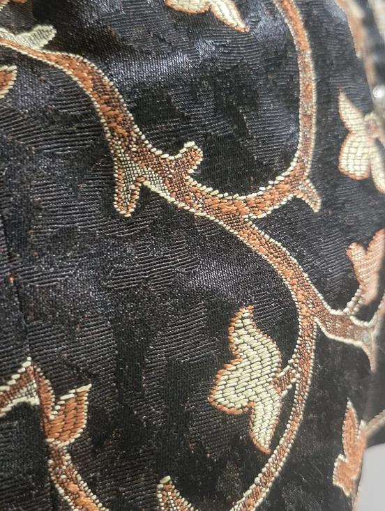 Coldwater Creek Vintage Mixed Media Ornate Patchwork Jacket Size M - Picture 12 of 16